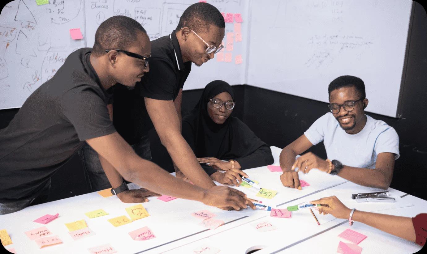 Rotimi and engineering tea, discussing